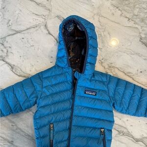 Patagonia Vibrant Blue Hooded Jacket